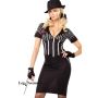 Costume Ragazza Gangster MACHINE GUN MOLLY